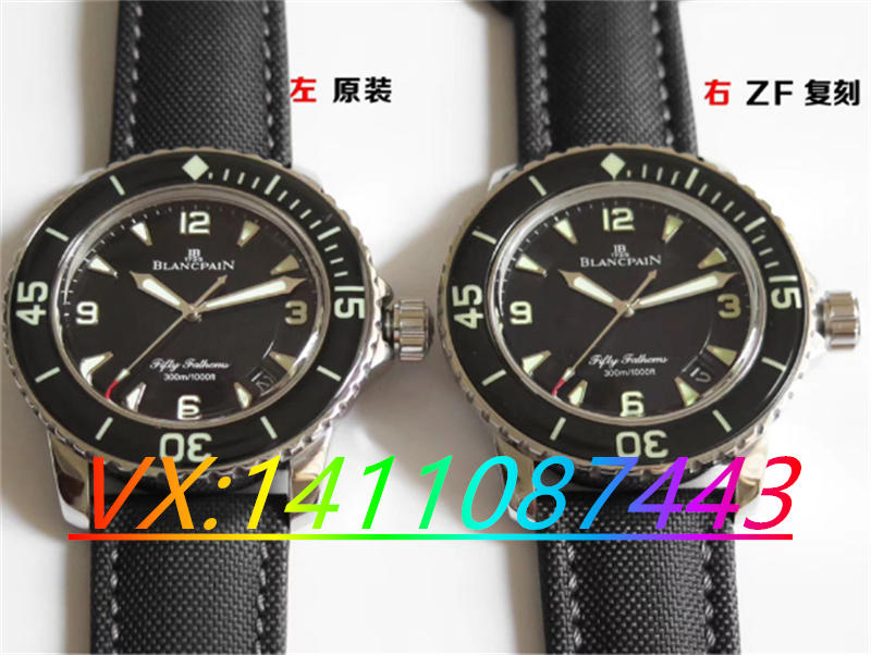 ZF厂手表如何—ZF厂宝珀50噚成名之作与正品深度拆解评测