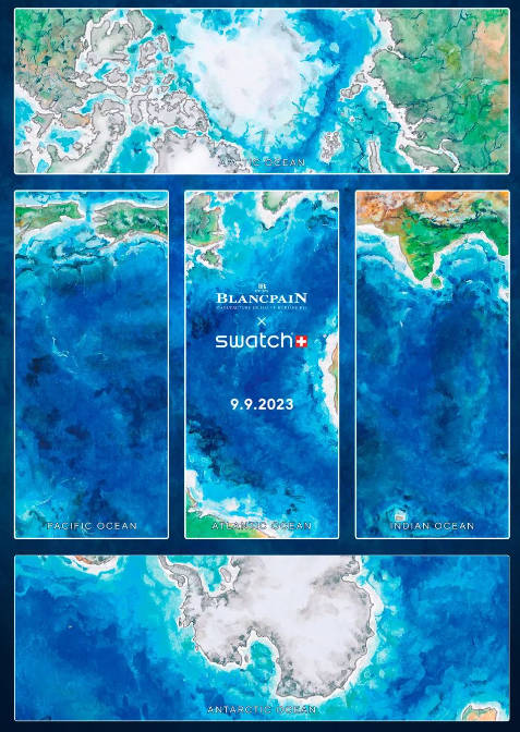 Blancpain x swatch联名五十噚今日官宣，5款联名表9.9开售！