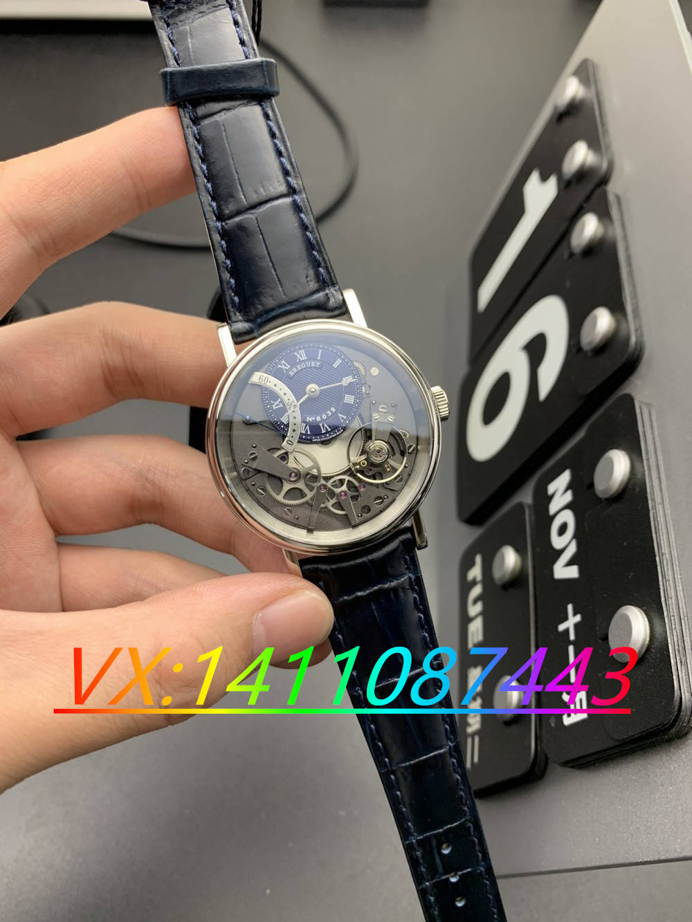 探索ZF厂宝玑传世系列7097逆跳秒针细节揭秘