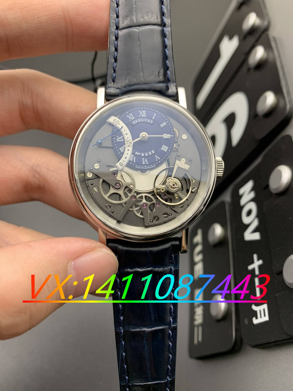 探索ZF厂宝玑传世系列7097逆跳秒针细节揭秘