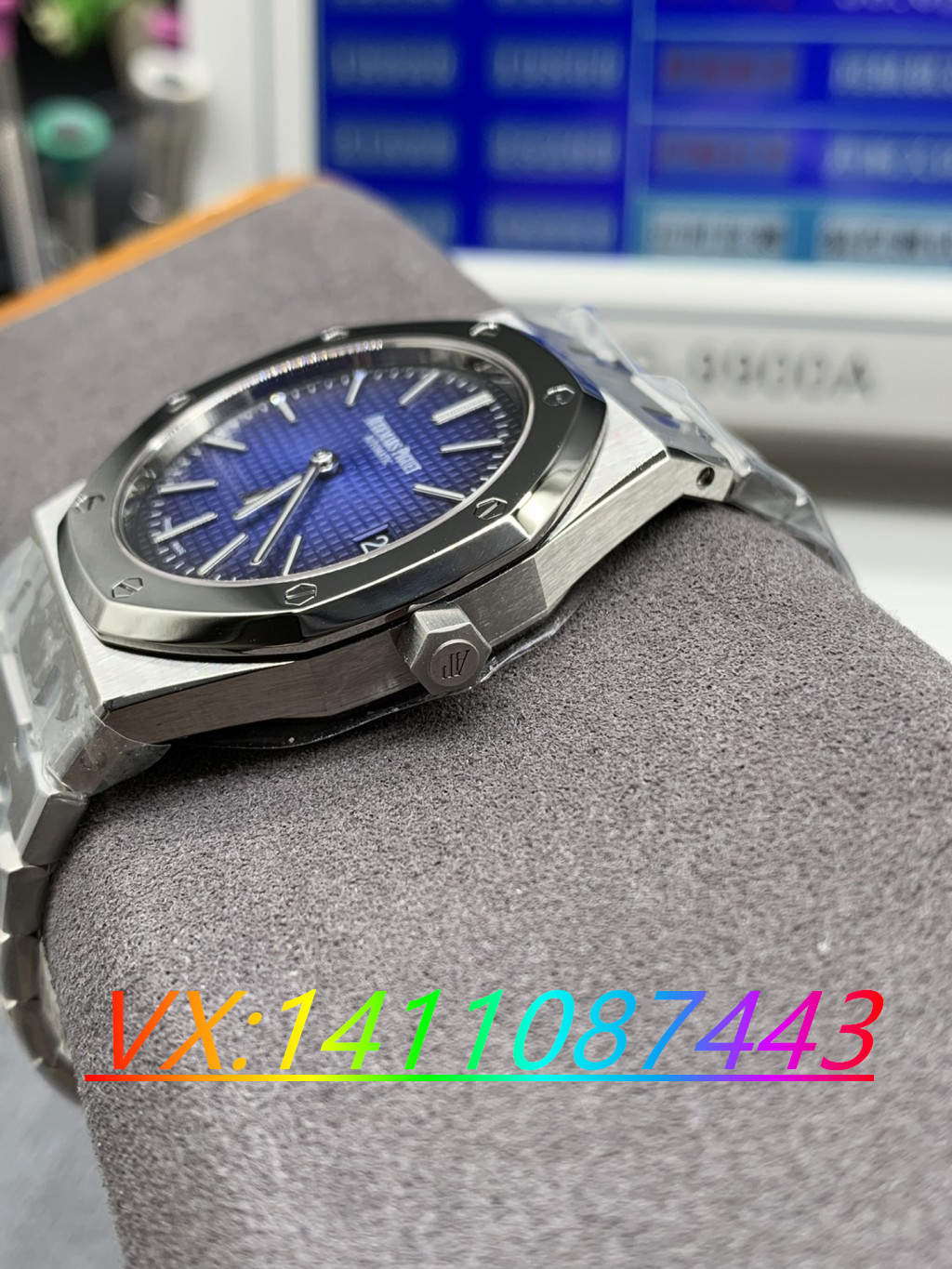 ZF厂爱彼15202烟熏蓝的做工怎么样？有色差么？