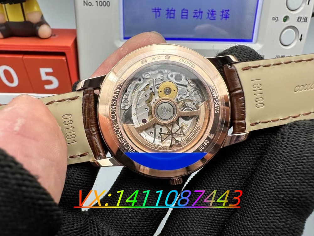 全方位解析MKS厂江诗丹顿传承玫瑰金V2版