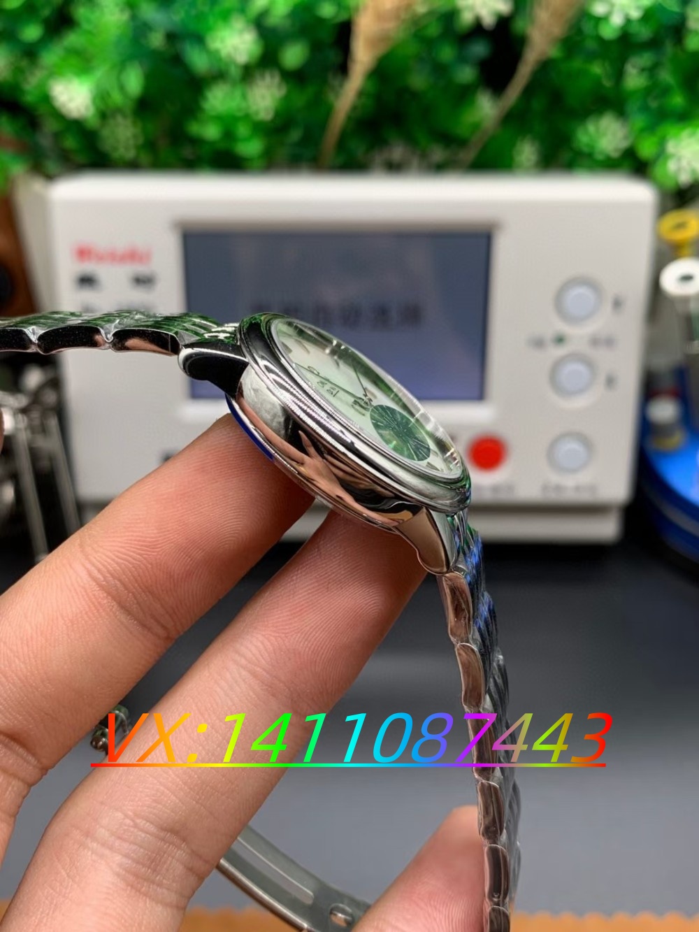 MKS厂欧米茄碟飞女表9015机芯实拍细节做工测评