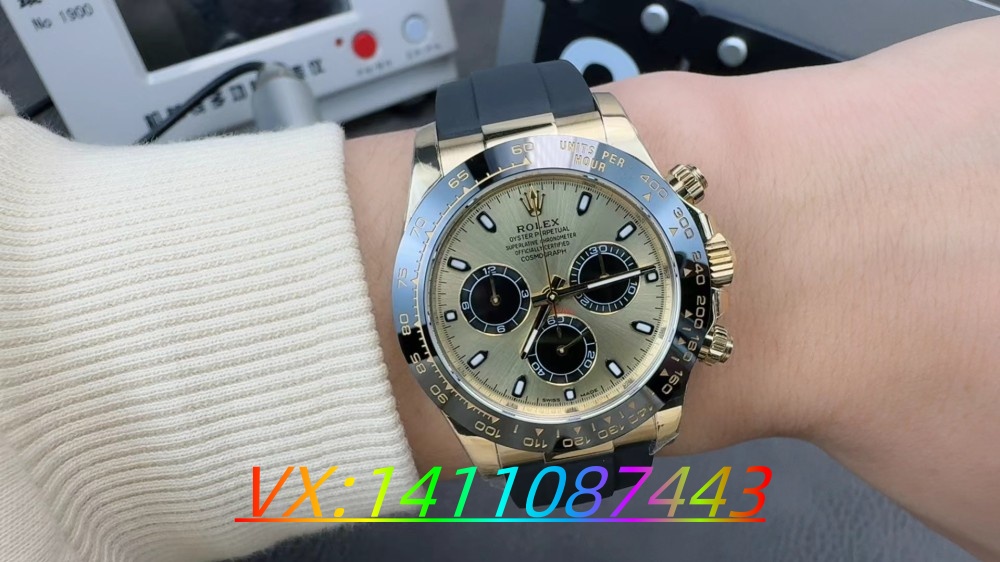 BT厂劳力士余文乐迪通拿4130机芯细节做工深度评测​