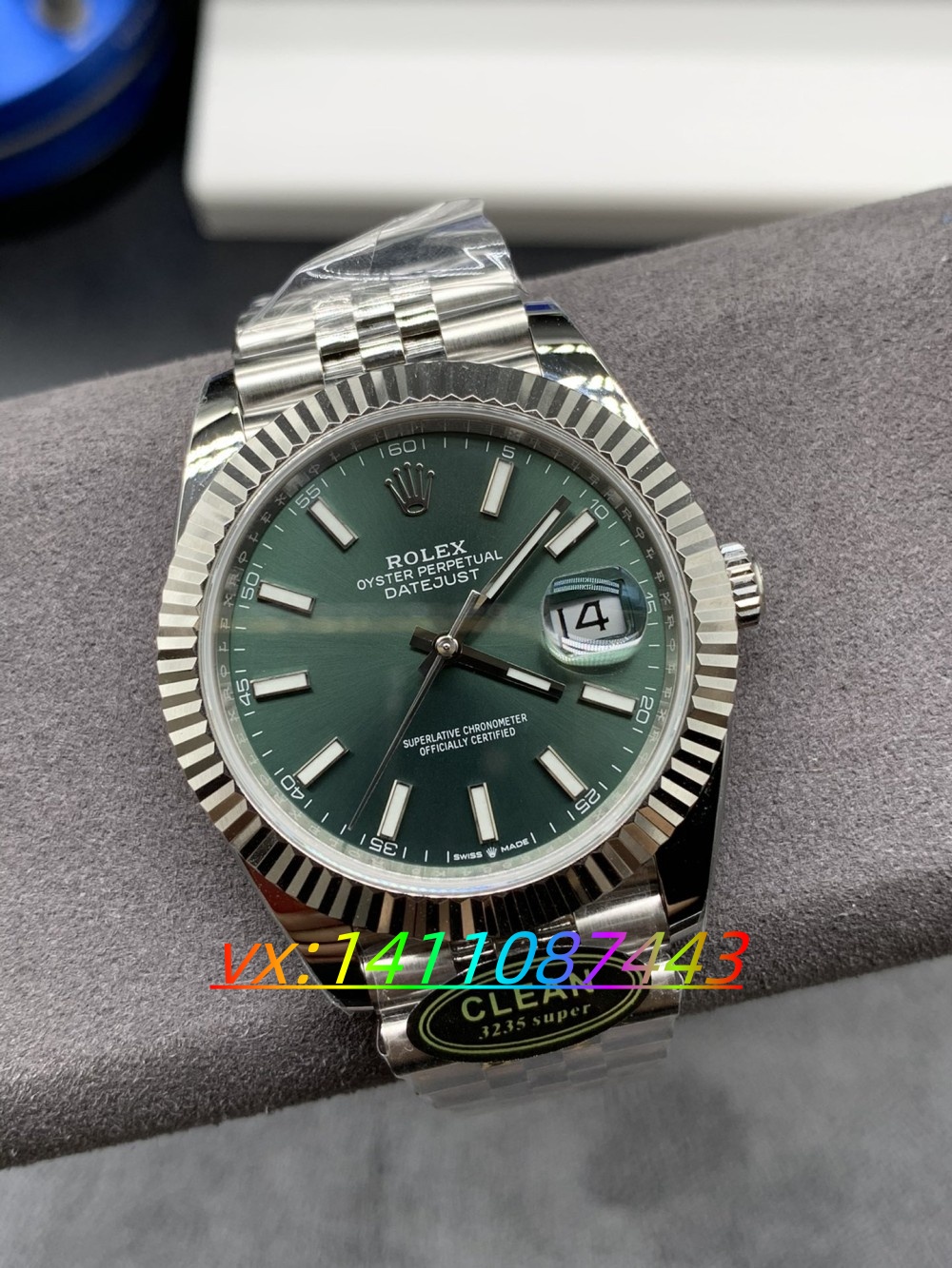 C厂劳力士126334薄荷绿日志:搭载上海3235机芯值得入手吗？