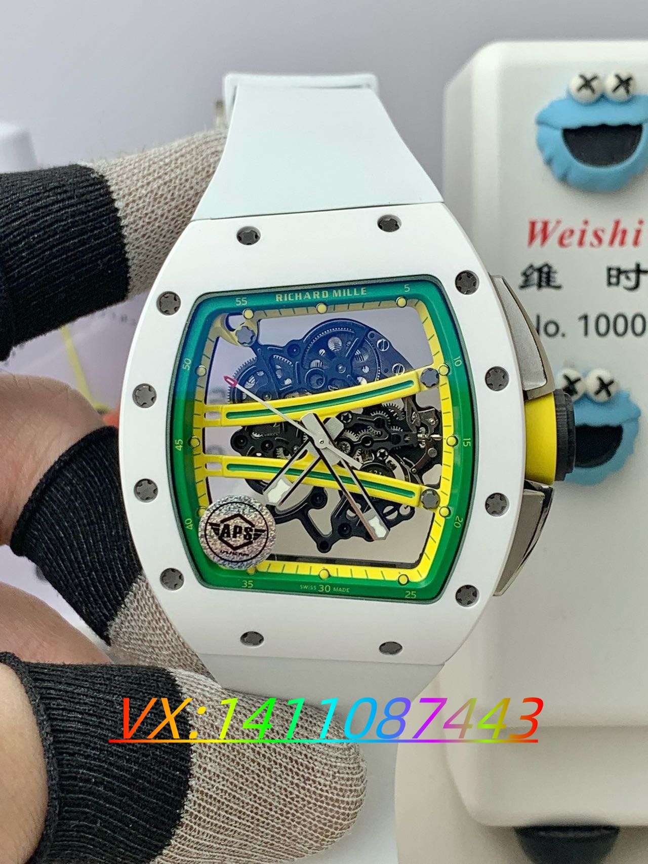 APS理查德RM061白陶瓷绿跑道评测:奢华与性能的极致融合